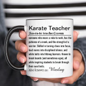 Karate Teacher Definition マグカップ
