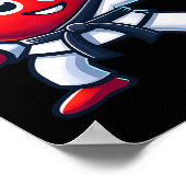 Karate Tomato Funniest Martial Arts Design For All ポスター (角)