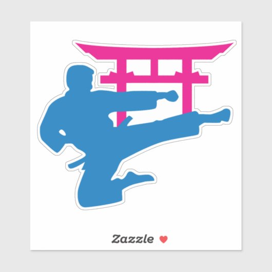 Karate Torii Neon Fighter シール (シート)