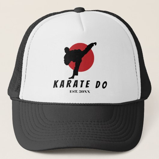 Karate Tournament Cap Martial Arts Hat キャップ (正面)
