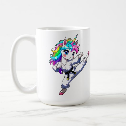Karate unicorn コーヒーマグカップ (左)