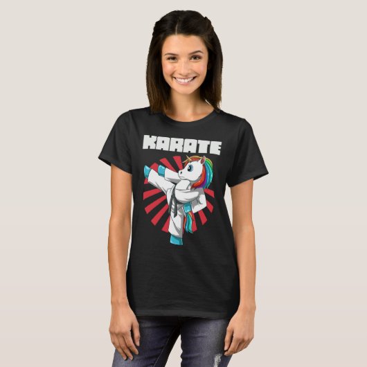 Karate Unicorn A  Unicorn Karate Fighter  1 Tシャツ (正面フル)