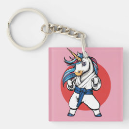 Karate Unicorn The cutest fighter  キーホルダー