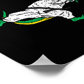 Karatesaurus Trex Karate Funny Dinosaur Martial Ar ポスター (角)