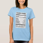 Kare Kare栄養事実 Tシャツ (正面)