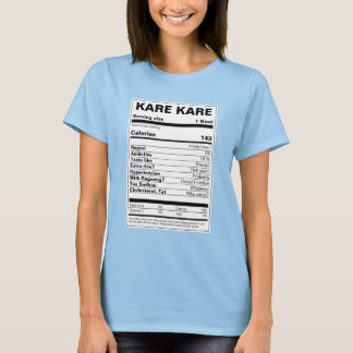 Kare Kare栄養事実 Tシャツ