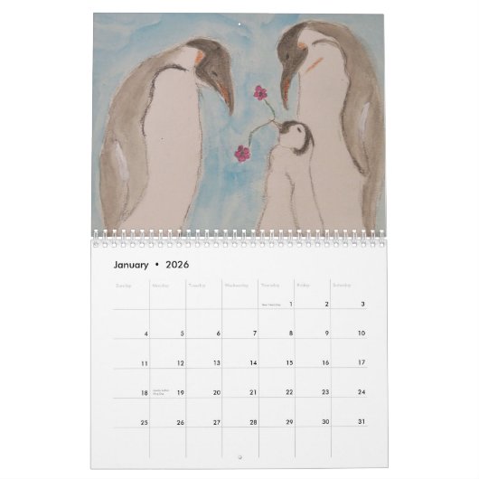 karekalendar カレンダー (1月 2026)