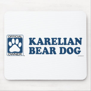 Karelianくま犬の青 マウスパッド