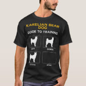 Karelian Bear Dog Guide To Training Dog Tシャツ (正面)