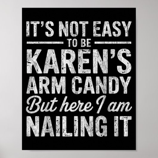 Karen の腕飾りになるのは簡単じゃない 面白いカップル S ポスター (正面)
