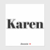 Karen シール (シート)