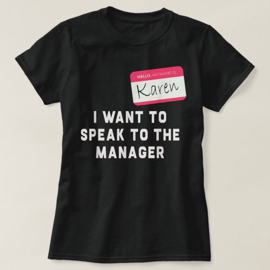 Karen Halloween Costume - Funny  (2) Tシャツ (デザイン正面)