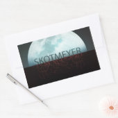 Karen KreatureによるSkot Meyer Half Moonステッカー 長方形シール (封筒)