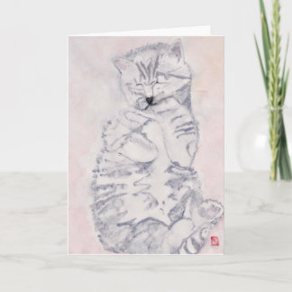 Karen PoppyのKitten Card カード