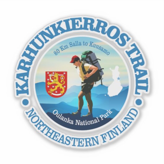 Karhunkierrosトレイル(C) シール (正面)