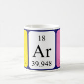 Kariの定期的なテーブル名mag コーヒーマグカップ (中央)