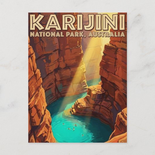 Karijini National Park Australia ポストカード (正面)
