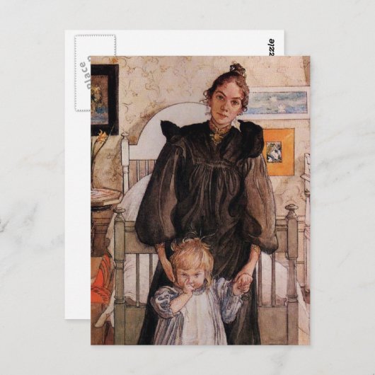 KarinとKersti c1890 ポストカード (正面/裏面)