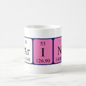 Karinna期別テーブル名mug コーヒーマグカップ (中央)