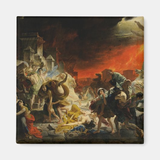 Karl Brullov The Last Day of Pompeii マグネット (正面)