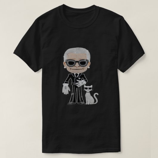 KARL LAGERFELD" T-Shirt Tシャツ (デザイン正面)