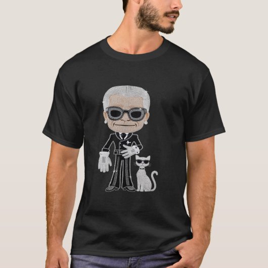 KARL LAGERFELD" T-Shirt Tシャツ (正面)