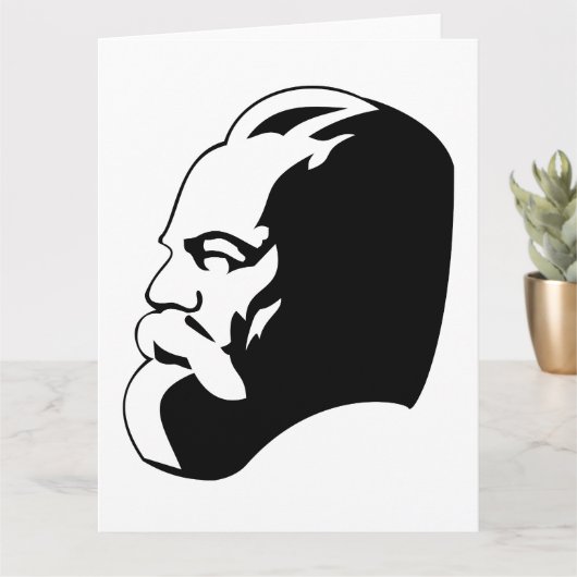 Karl Marx, Communism, Socialism, Soviet Union カード (小さな植物)