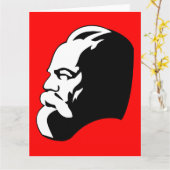 Karl Marx, Communism, Socialism, Soviet Union カード (黄色い花)