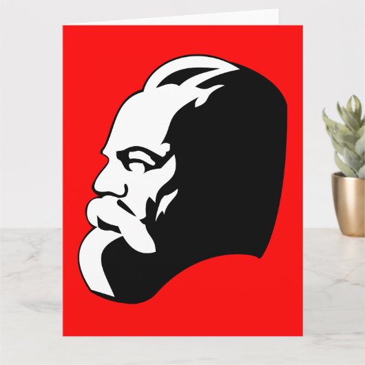 Karl Marx, Communism, Socialism, Soviet Union カード (小さな植物)