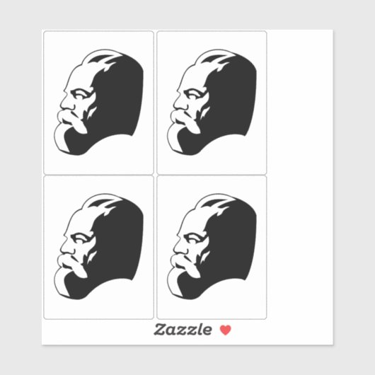 Karl Marx, Communism, Socialism, Soviet Union シール (シート)