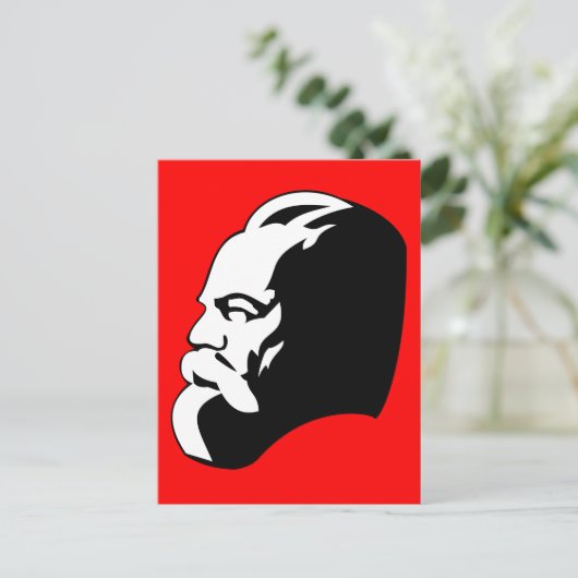 Karl Marx, Communism, Socialism, Soviet Union ポストカード (スタンド正面)