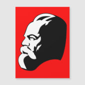 Karl Marx, Communism, Socialism, Soviet Union マグネット招待状 (正面)