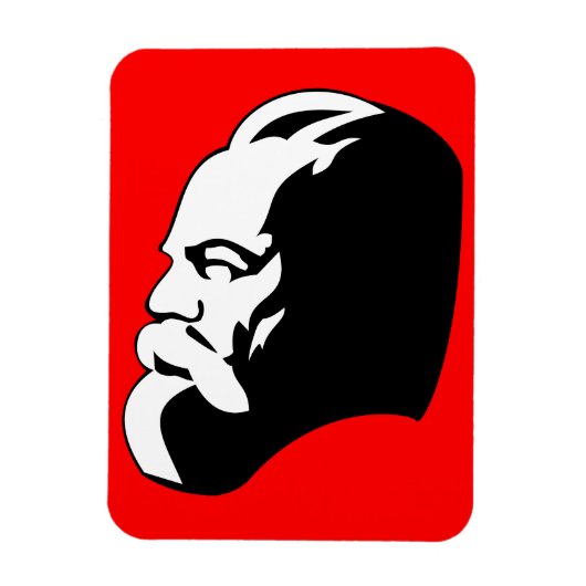 Karl Marx, Communism, Socialism, Soviet Union マグネット (縦)