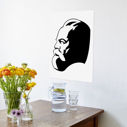 Karl Marx, Communism, Socialism, Soviet Union 箔ポスター (レイダウン (キッチン))