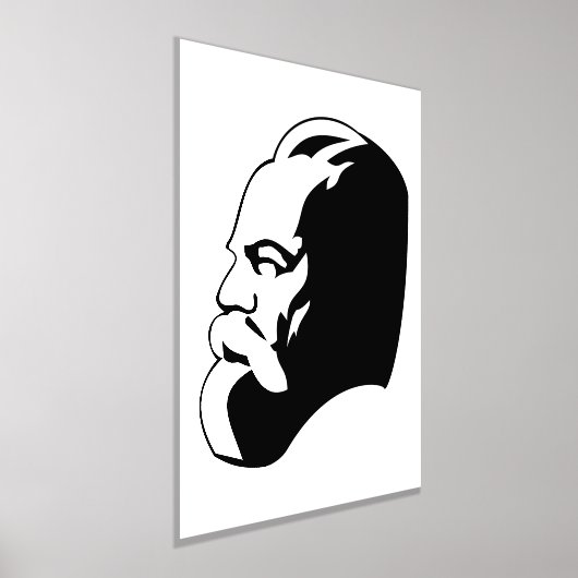 Karl Marx, Communism, Socialism, Soviet Union 箔ポスター (レイダウン)