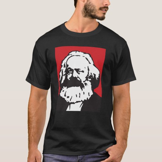 Karl Marx - Communism Socialist  Tシャツ (正面)