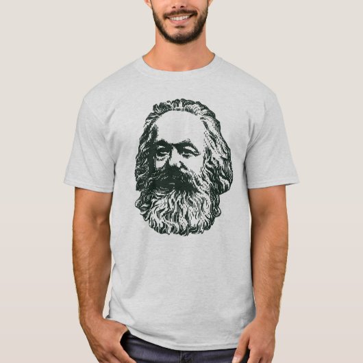 Karl Marx - Communism Socialist Vintage Tシャツ (正面)