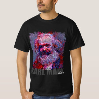 KARL MARX - NFTポートレートバイマルコアウレギ Tシャツ