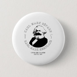 KARL MARX SÉPARE, KARL MARX REMPLACE 缶バッジ