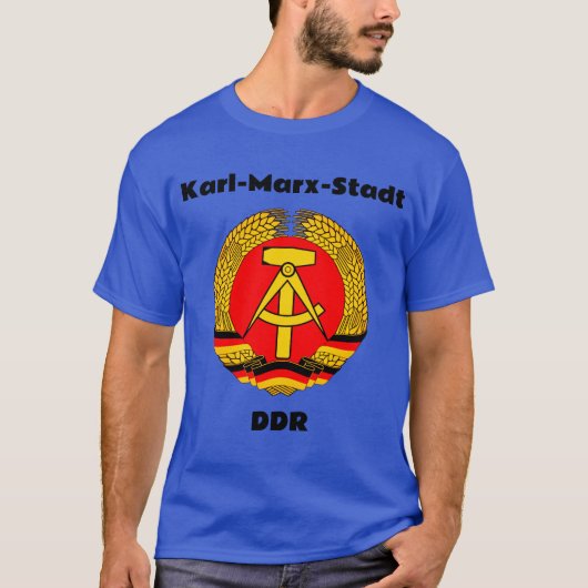 Karl Marx Stadt, DDR, East Germany, GDR - Chemnitz Tシャツ (正面)