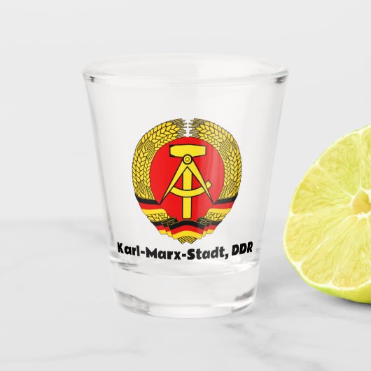 Karl Marx Stadt, Deutsche Demokratische Republik ショットグラス (正面)
