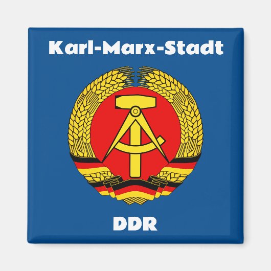 Karl Marx Stadt, Deutsche Demokratische Republik マグネット (正面)