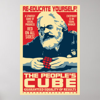 Karl Marx - The People's Cube: OHP Poster ポスター