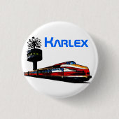 Karlex Design 缶バッジ (正面)