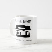 KarliHausのビール醸造所のコーヒー・マグ(11oz) コーヒーマグカップ (正面左)
