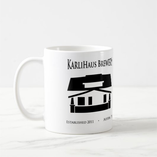 KarliHausのビール醸造所のコーヒー・マグ(11oz) コーヒーマグカップ (左)