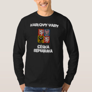 Karlovy Vary、チェコ共和国の紋章 Tシャツ