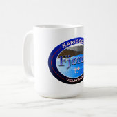 Karlsgodtのフィヨルドのマグ コーヒーマグカップ (正面左)