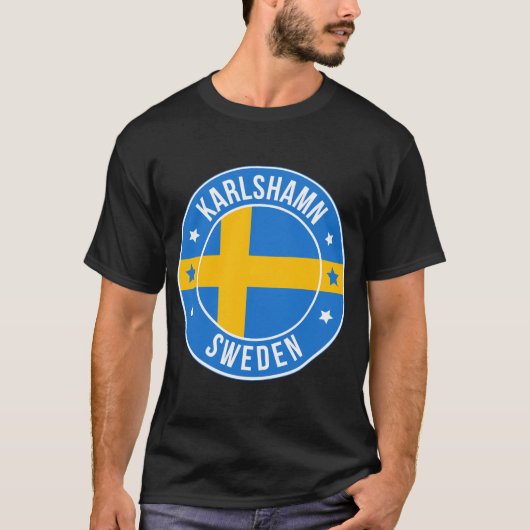 Karlshamn, Sweden City T-Shirt Tシャツ (正面)