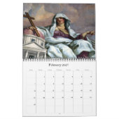 karlskirche フレスコ画 2026 カレンダー (2月 2027)